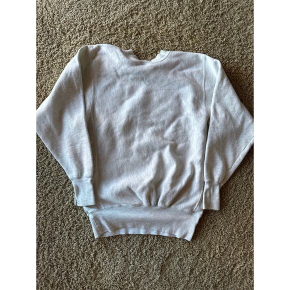 VTG ‘90 USTA National Championship USA Made Miller Gold M Heather Gray Crewneck - Picture 4 of 7